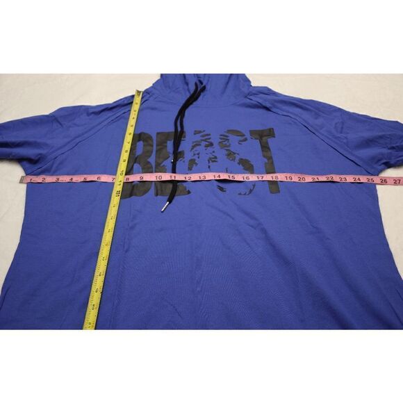 Beast Blue Men's Hoodie - Picture 3 of 7